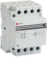 Контактор модульный EKF PROxima КМ 3п 4НО 40А 230В АС картинка